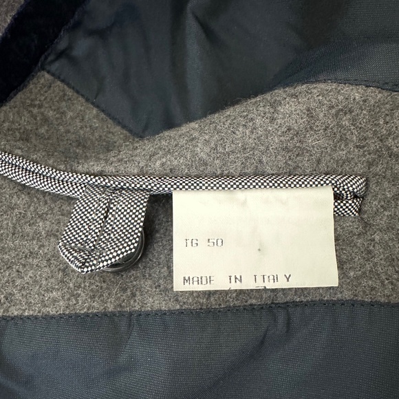 Rice Mens Wool TopCoat in Grey - Size IT 50/US Medium - Made in Italy - Picture 7 of 12